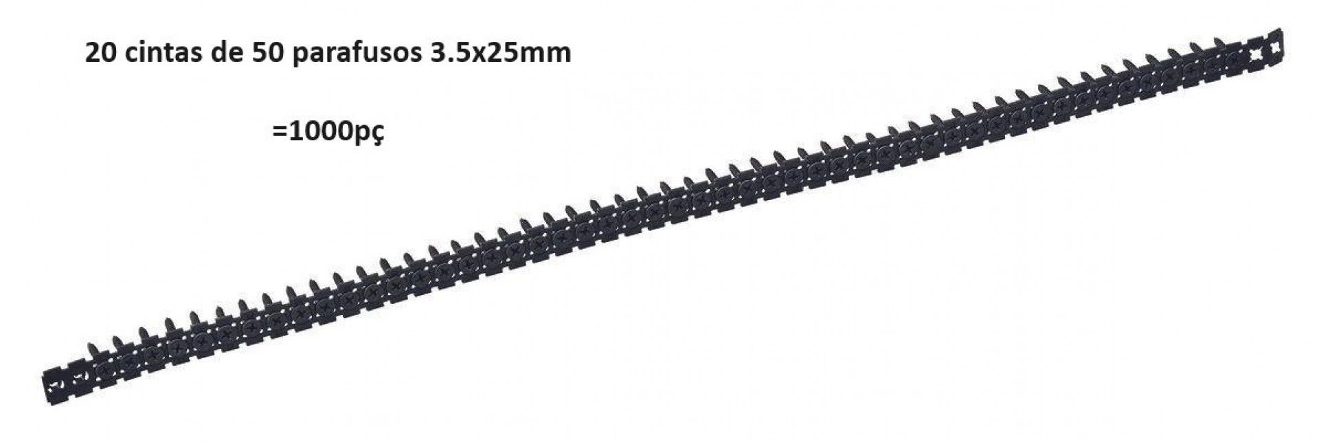 Cintas de parafusos 3.5x25mm p/aparafusadora pladur refª 4261000 EINHELL