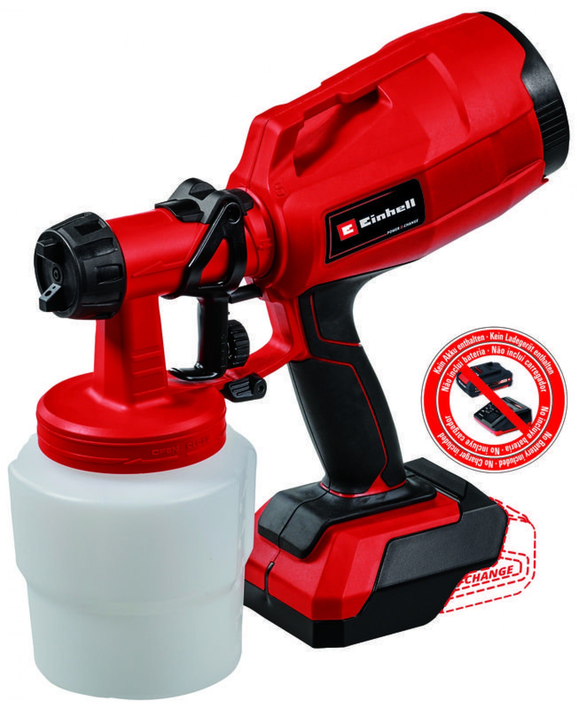 Pistola de pintar TC-SY 18/60 Li-Solo refª 4260025 EINHELL