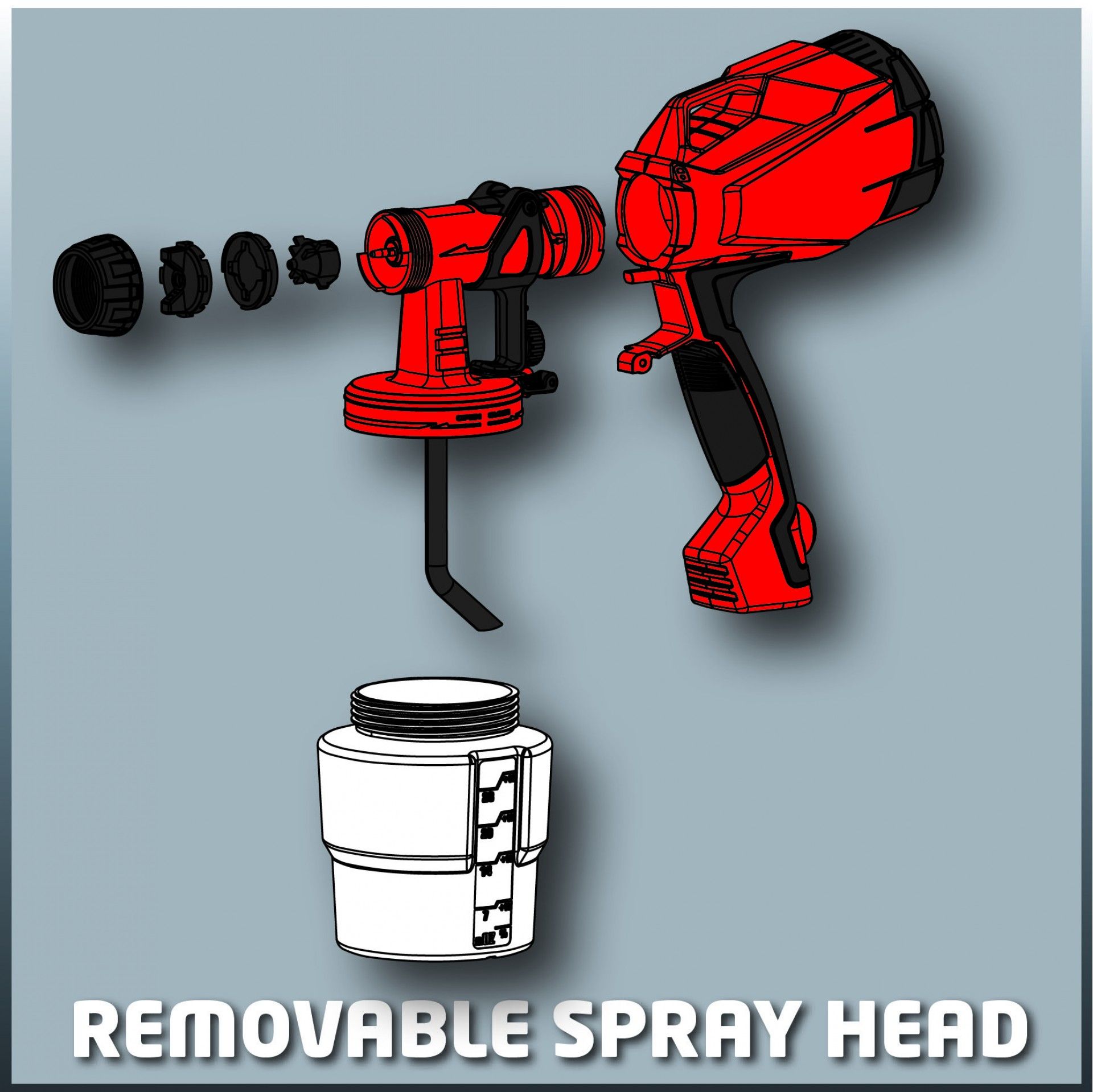 Pistola de pintar TC-SY 500 P refª 4260010 EINHELL