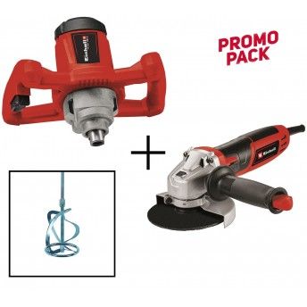Misturador TC-MX 1200 E [4258545] + Rebarbadora TC-AG 115/750 [4430960] EINHELL