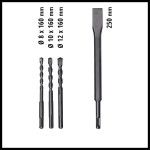 Martelo TC-RH 620 4F Kit E-Boxx ref 4257992 EINHELL