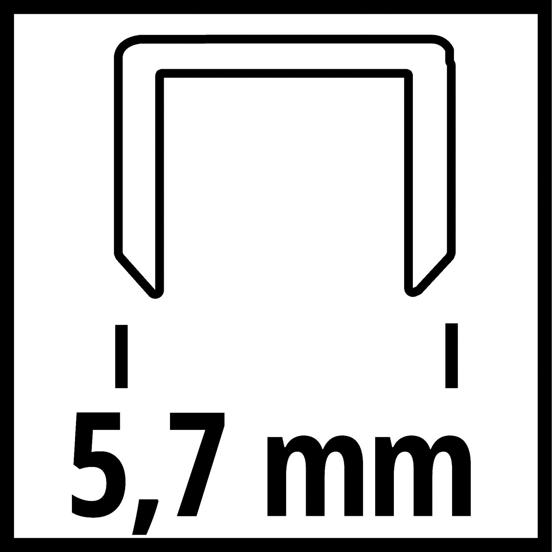 Agrafes 16x5.7mm DTA 25/1 refª 4137855 Einhell