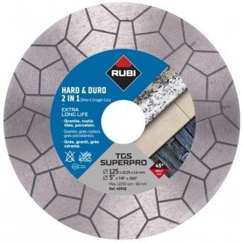 Disco diamantado TGS 125 Super Pro ref 40918 RUBI