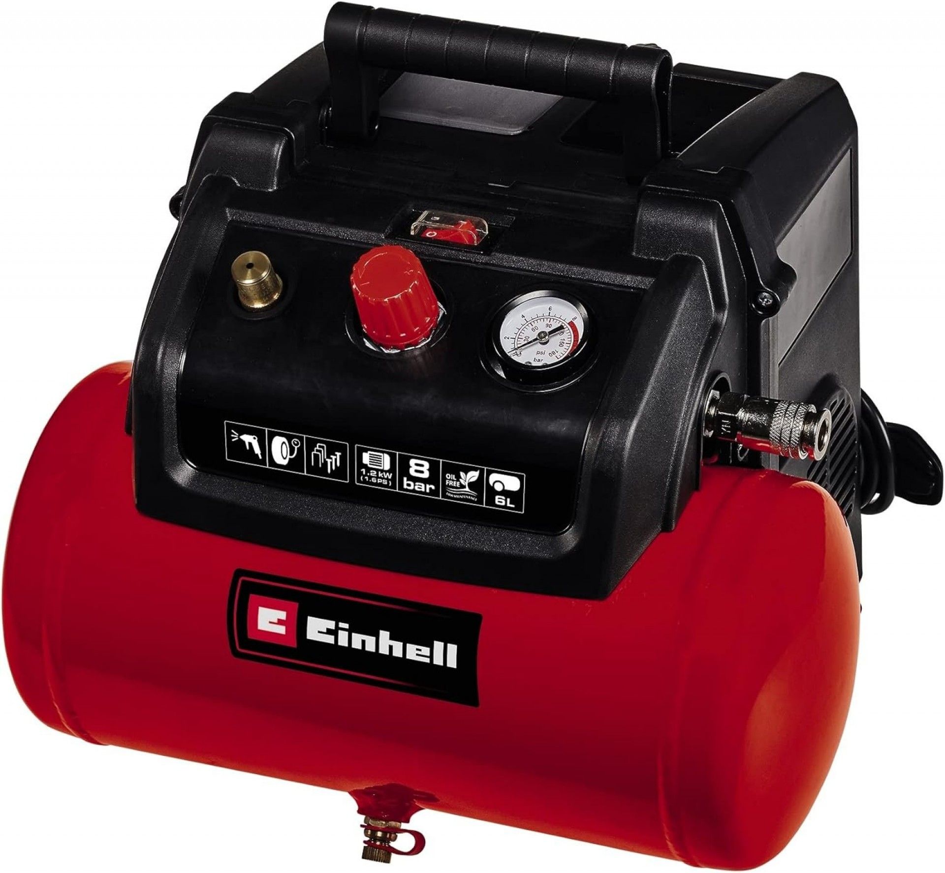 Compressor 6L TC-AC 190/6/8 OF refª 4020655 EINHELL