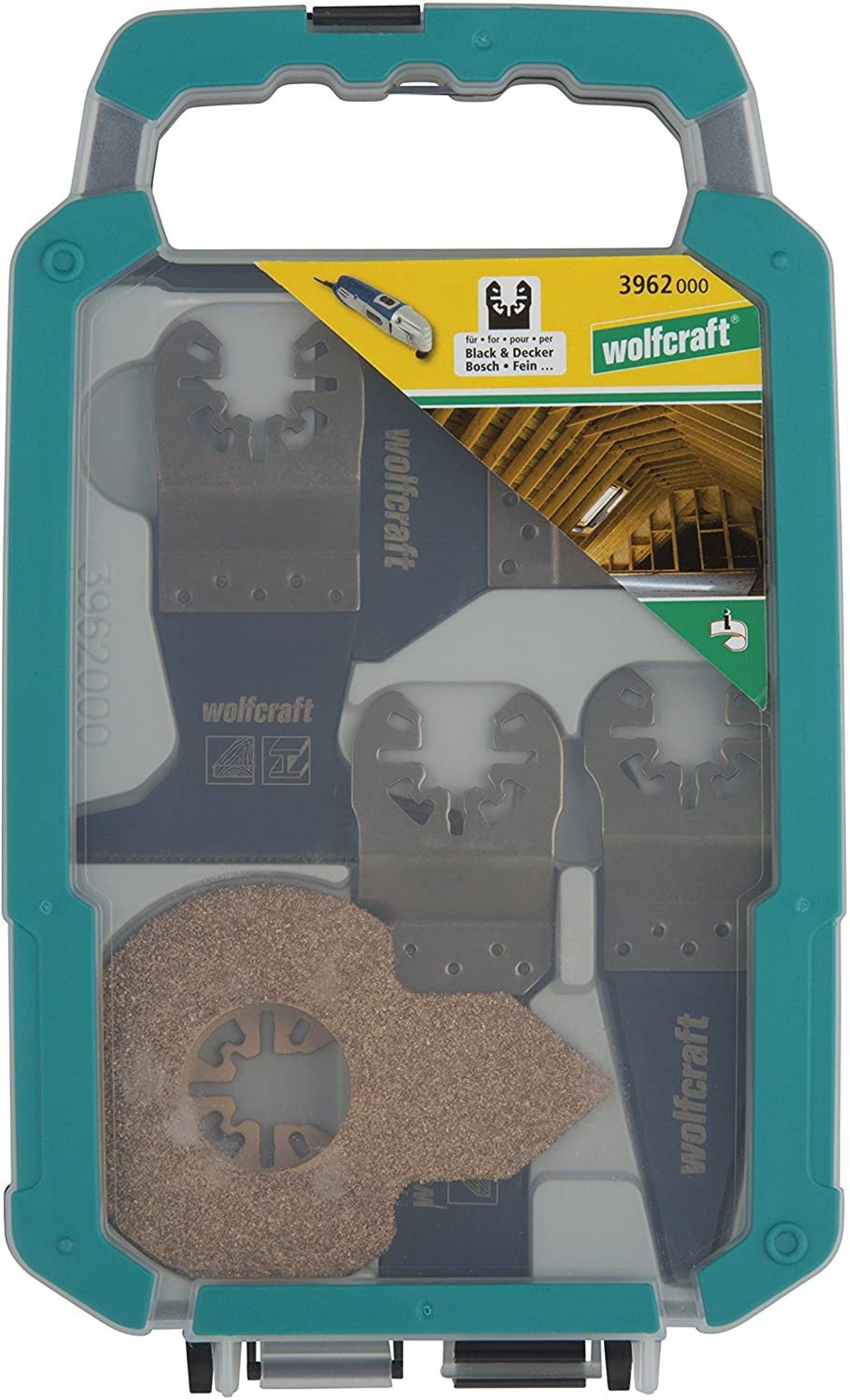 KIT ACESSÓRIOS MULTIFUNÇÕES PROFISSIONAL REF 3962000 WOLFCRAFT