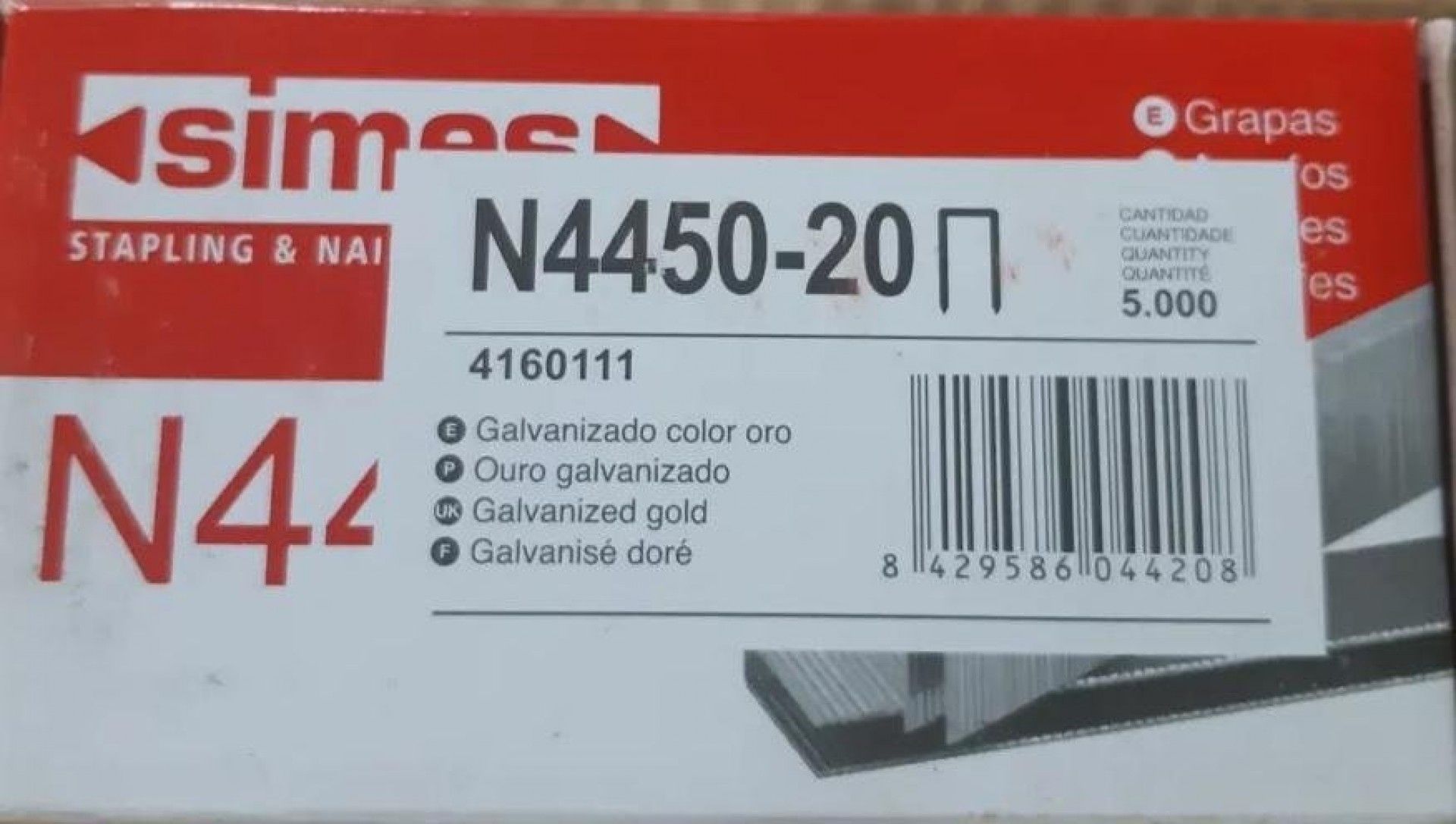 Pregos para Máquina de Pregar, 20mm, 6300Un refª 35167 SIMES