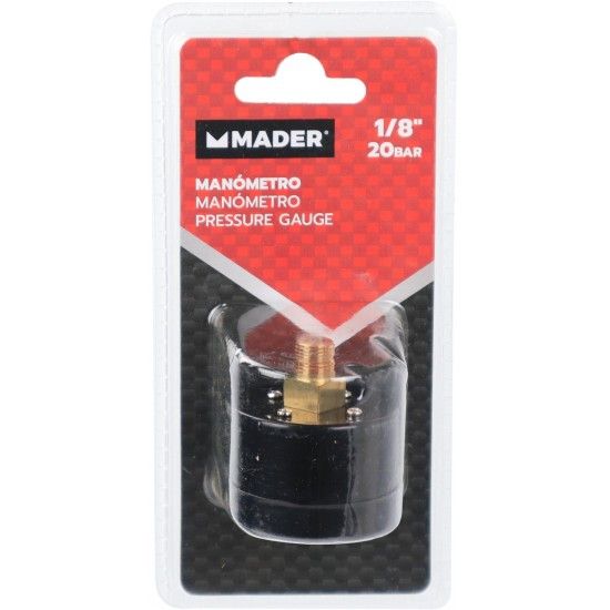 Manmetro, 1/8, 20bar ref 35070 MADER