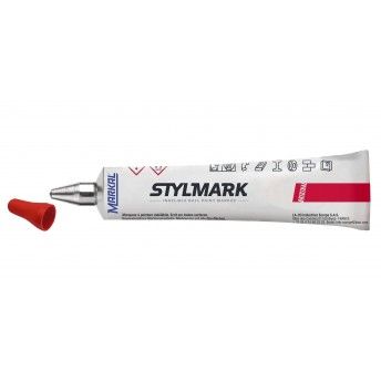 Tubo marcador metal 3mm vermelho ref 345545 Stylmark