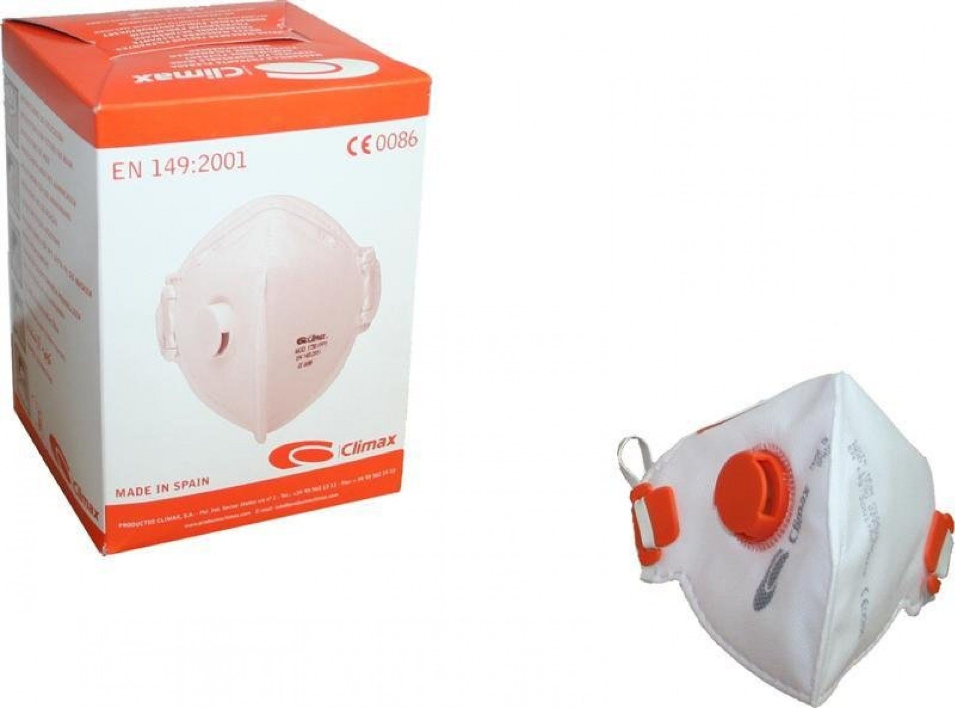 Máscara Pó, FFP3, 12Un - CLIMAX refª 34540 MADER