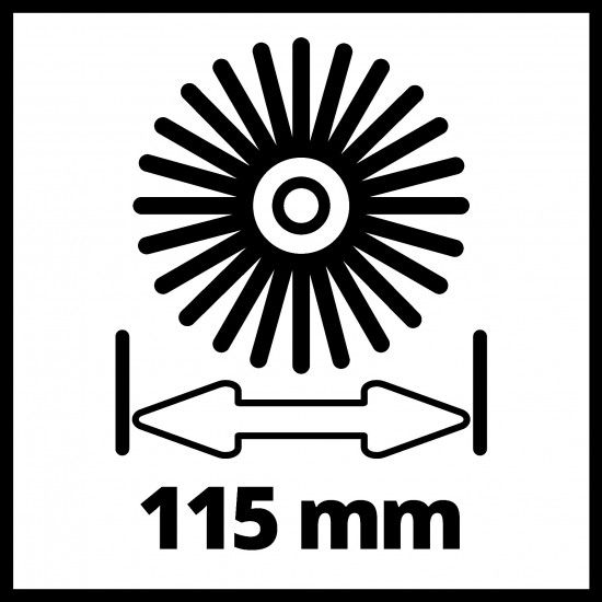 Surface Brush Accessory Brste SOFT (Holz, Kunstrasen) ref 3424121 EINHELL