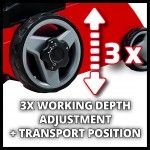 Escarificador/arejador a bateria GC-SC 36/31 Li-Solo refª 3420660 EINHELL Escarificador/arejador a bateria GC-SC 36/31 Li-Solo refª 3420660 EINHELL