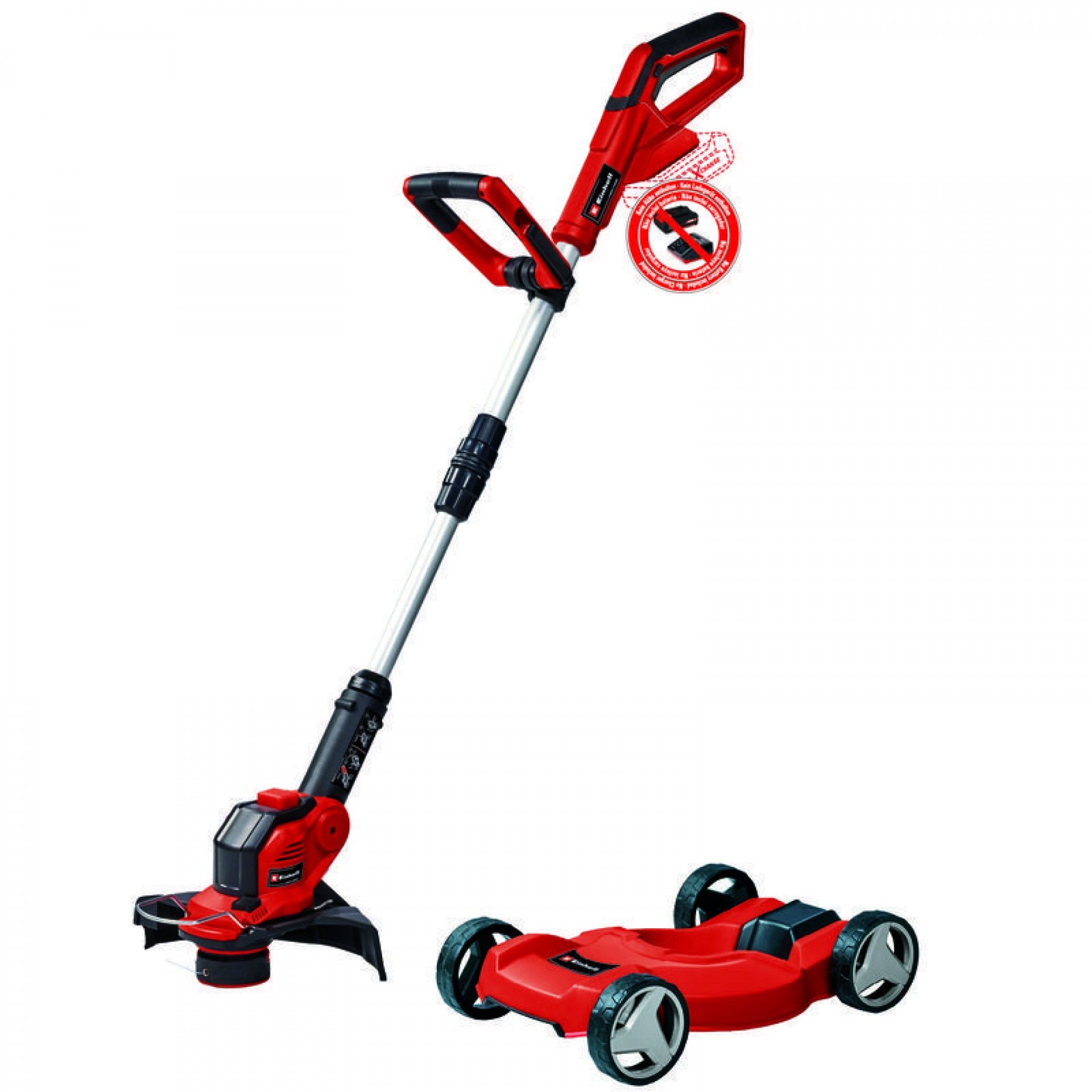 Aparador a bateria GE-CT 18/28 Li TC-Solo c/carro suporte refª 3411212 EINHELL