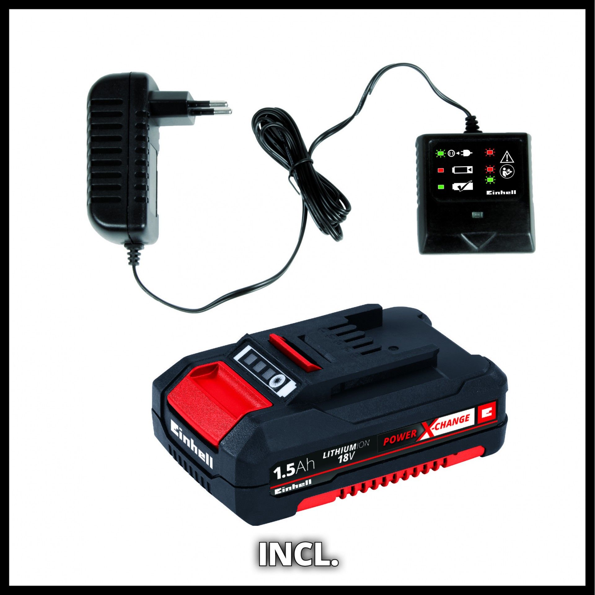 Aparador de relva a bateria GC-CT 18/24 Li P (1x1,5Ah) refª 3411102 EINHELL