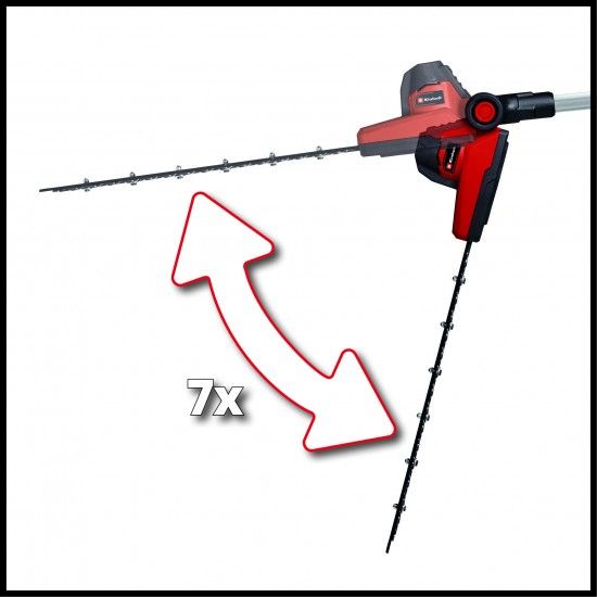 Aparador de sebes telescópico a bateria GC-HH 18/45 Li T-Solo refª 3410585 EINHELL Aparador de sebes telescópico a bateria GC-HH 18/45 Li T-Solo refª 3410585 EINHELL