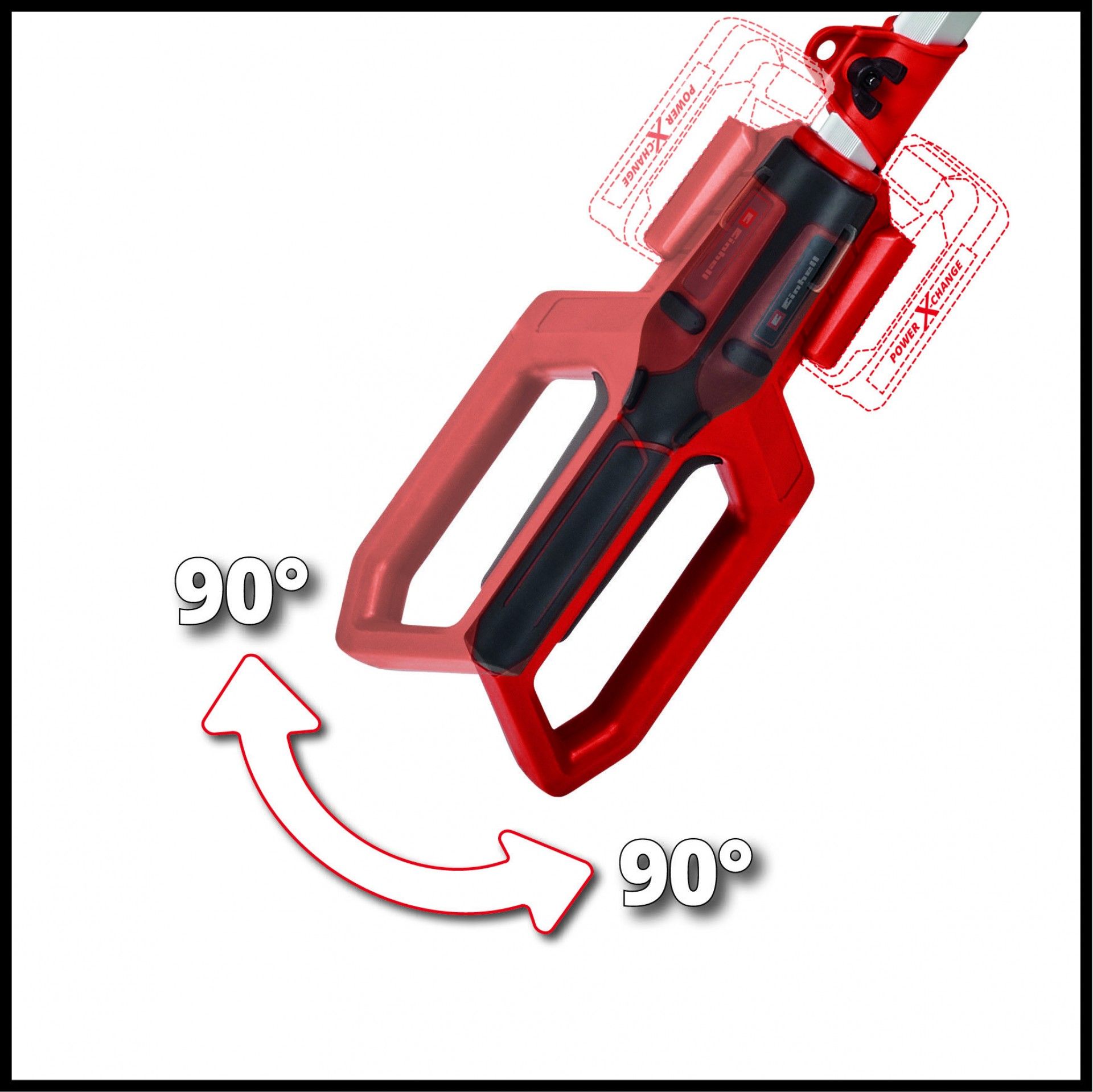 Aparador de sebes telescópico a bateria GC-HH 18/45 Li T-Solo refª 3410585 EINHELL