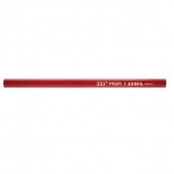 LPIS CARPINTEIRO PROFISSIONAL VERMELHO 30CM REF 333 LYRA
