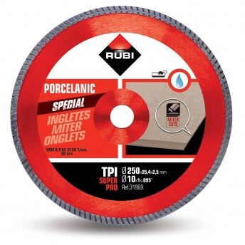 DISCO CORTE TPI 250MM SUPER PRO REF 31969 RUBI