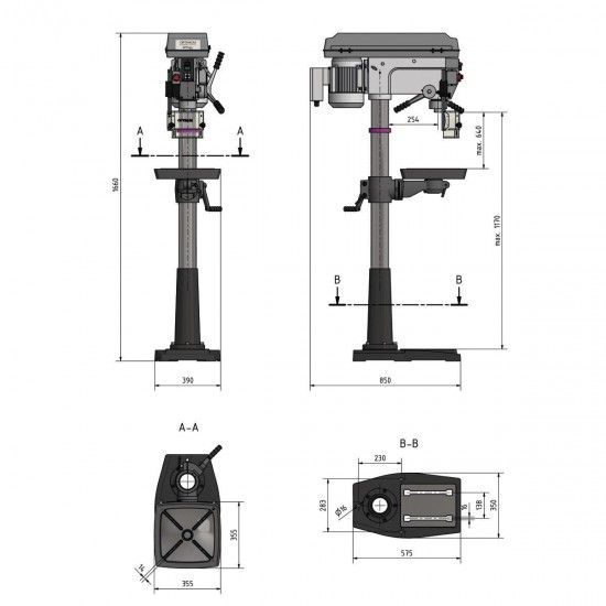 Engenho de furar DQ 32 refª 3191049 OPTIMUM Engenho de furar DQ 32 refª 3191049 OPTIMUM