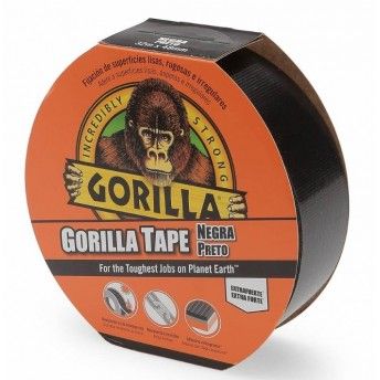 Fita americana preta 32m x 48mm ref 3034025 Gorilla