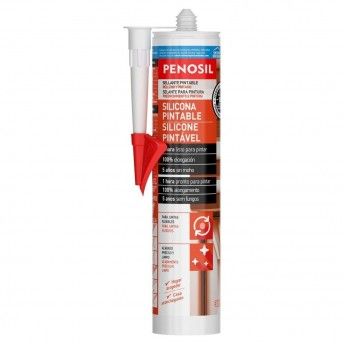 Silicone Pintvel para juntas elsticas 300ml branco Penosil