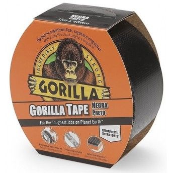 Fita americana preta 11m x 48mm ref 3034020 Gorilla