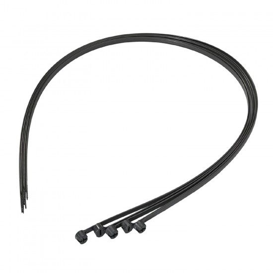 Abra. serr. nylon 7.5x750mm 100p preta  Elematic