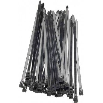Abra. serr. nylon 7.5x540mm preta  Elematic