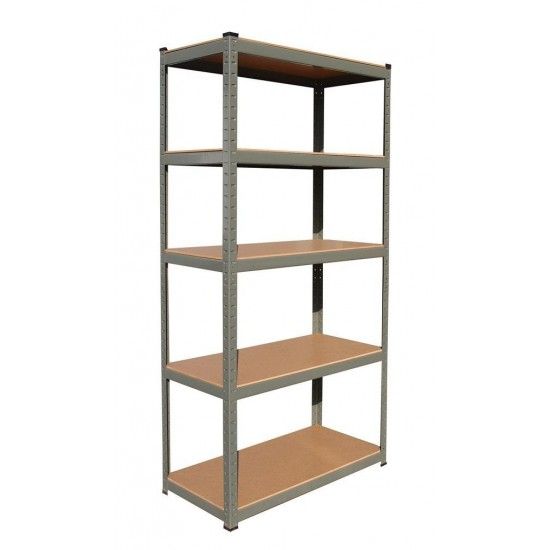 Estante Metal, 5 Prateleiras de MDF refª 28884 MADER Estante Metal, 5 Prateleiras de MDF refª 28884 MADER