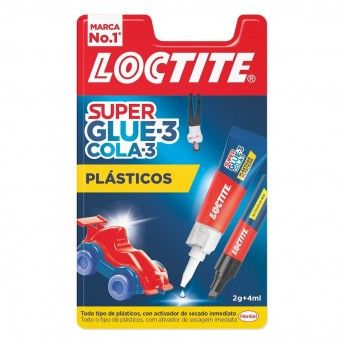 SUPER COLA 3 PLASTICS 2G/4ml LOCTITE