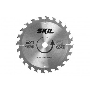 Disco de corte pastilhado ( de 165 mm, 24 dentes) Disco de ref 2610S00962 Skil