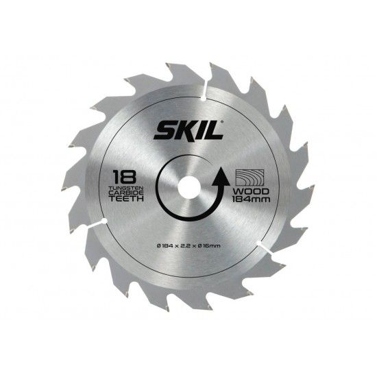 Disco de corte pastilhado ( de 184 mm, 18 dentes) Disco de ref 2610S00273 Skil