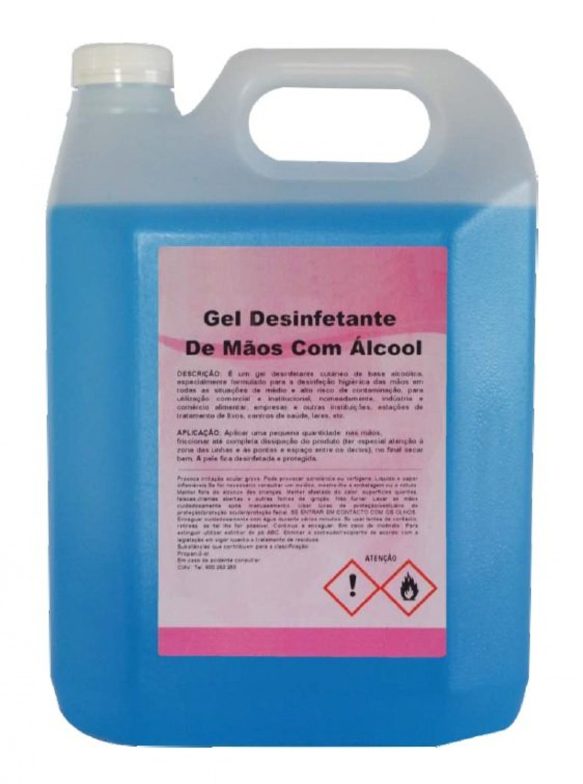 Gel Desinfetante de Mãos, com Álcool, 5L refª 25217 MADER