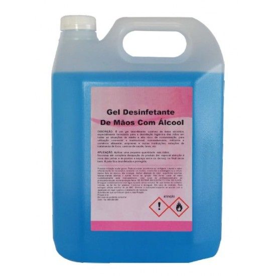 Gel Desinfetante de Mos, com lcool, 5L ref 25217 MADER