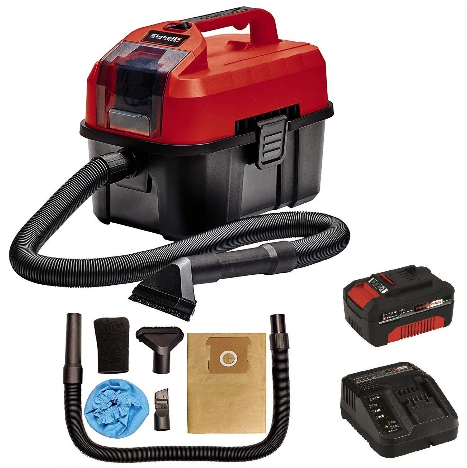 ASPIRADOR TE-VC 18/10 LI-SOLO + STARTER KIT 4.0AH EINHELL