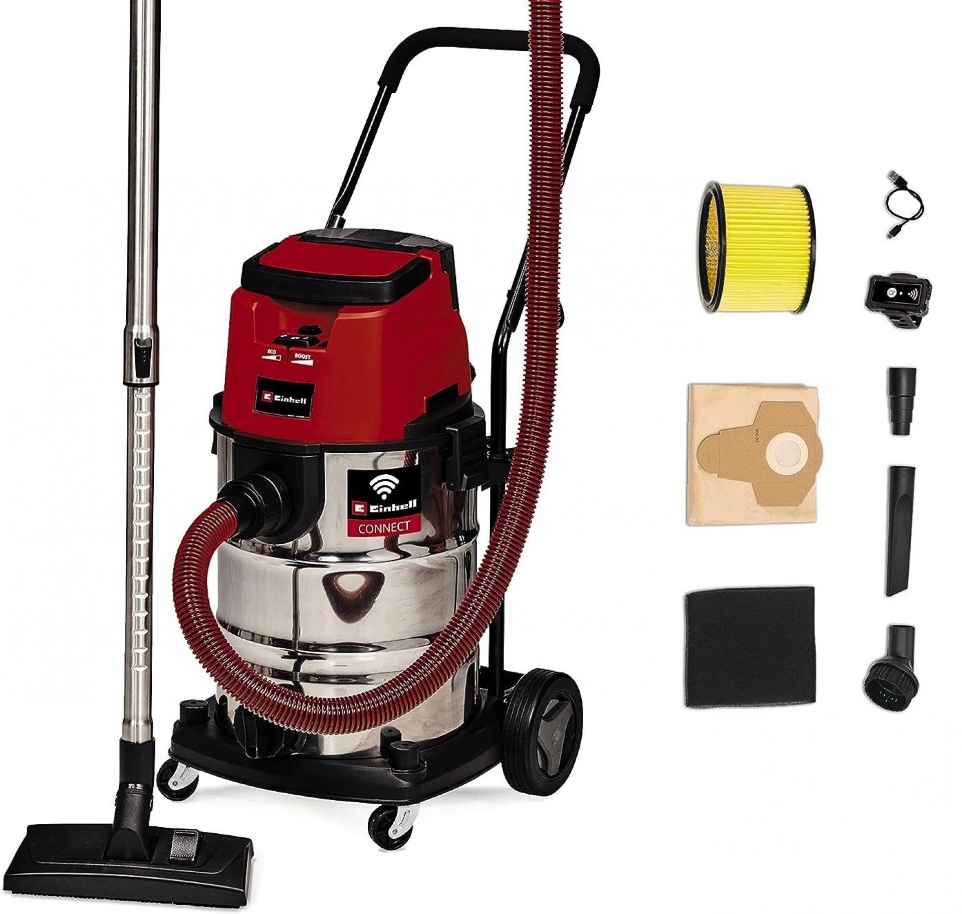 Aspirador seco molhado a bateria TP-VC 36/30 S Auto-Solo refª 2347143 EINHELL