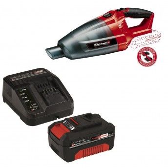 Aspirador S/Fio TE-VC 18 Li-SOLO + STARTER KIT 4.0AH EINHELL