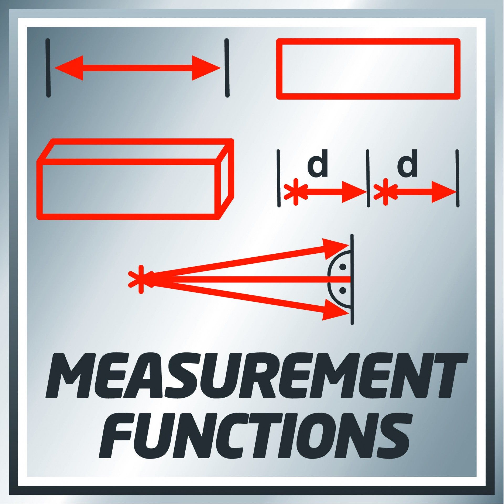Medidor de distância laser TE-LD 60 refª 2270085 EINHELL