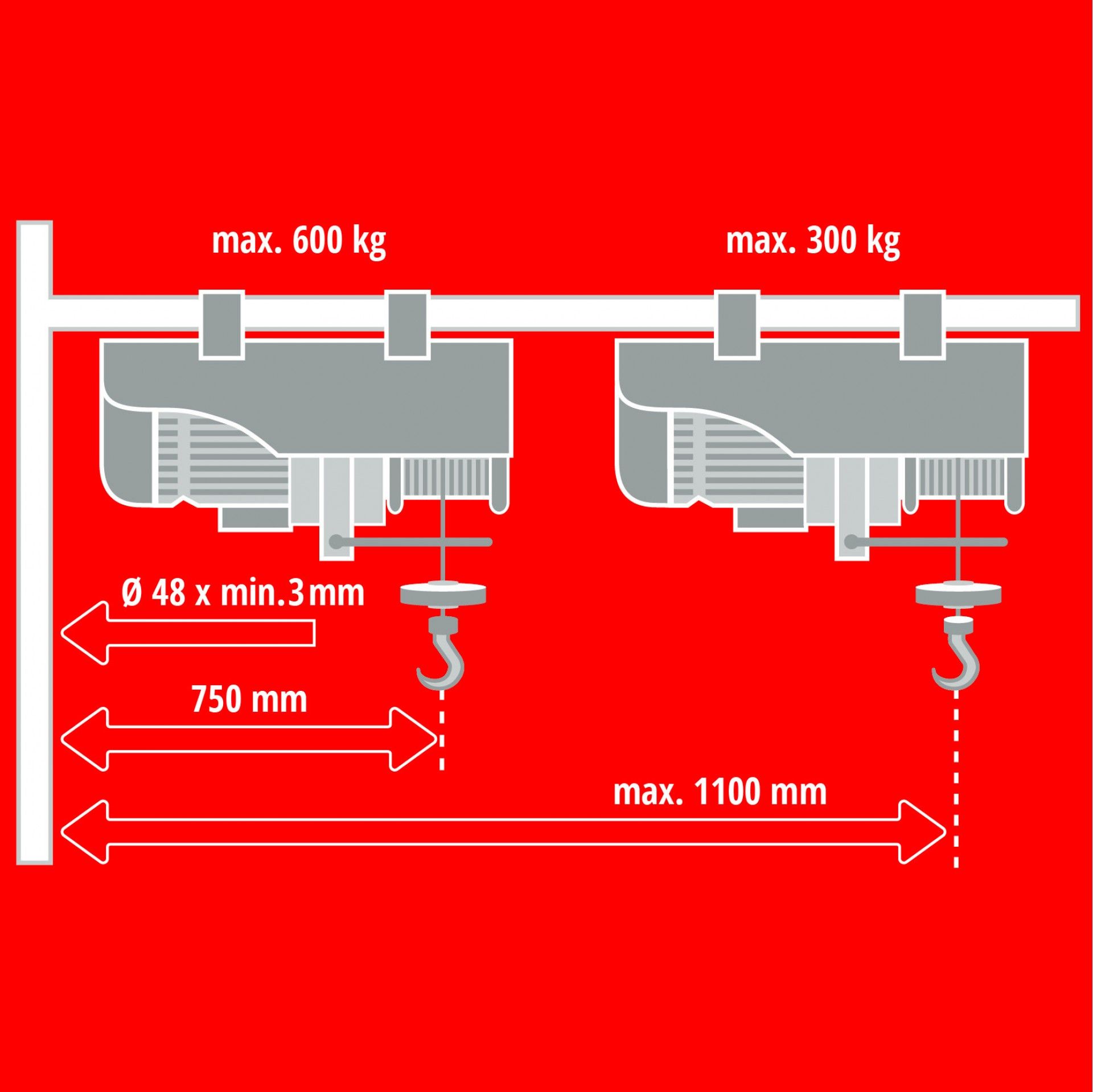 BRAÇO P/GUINCHO GT-SA 1200 refª 2255398 EINHELL