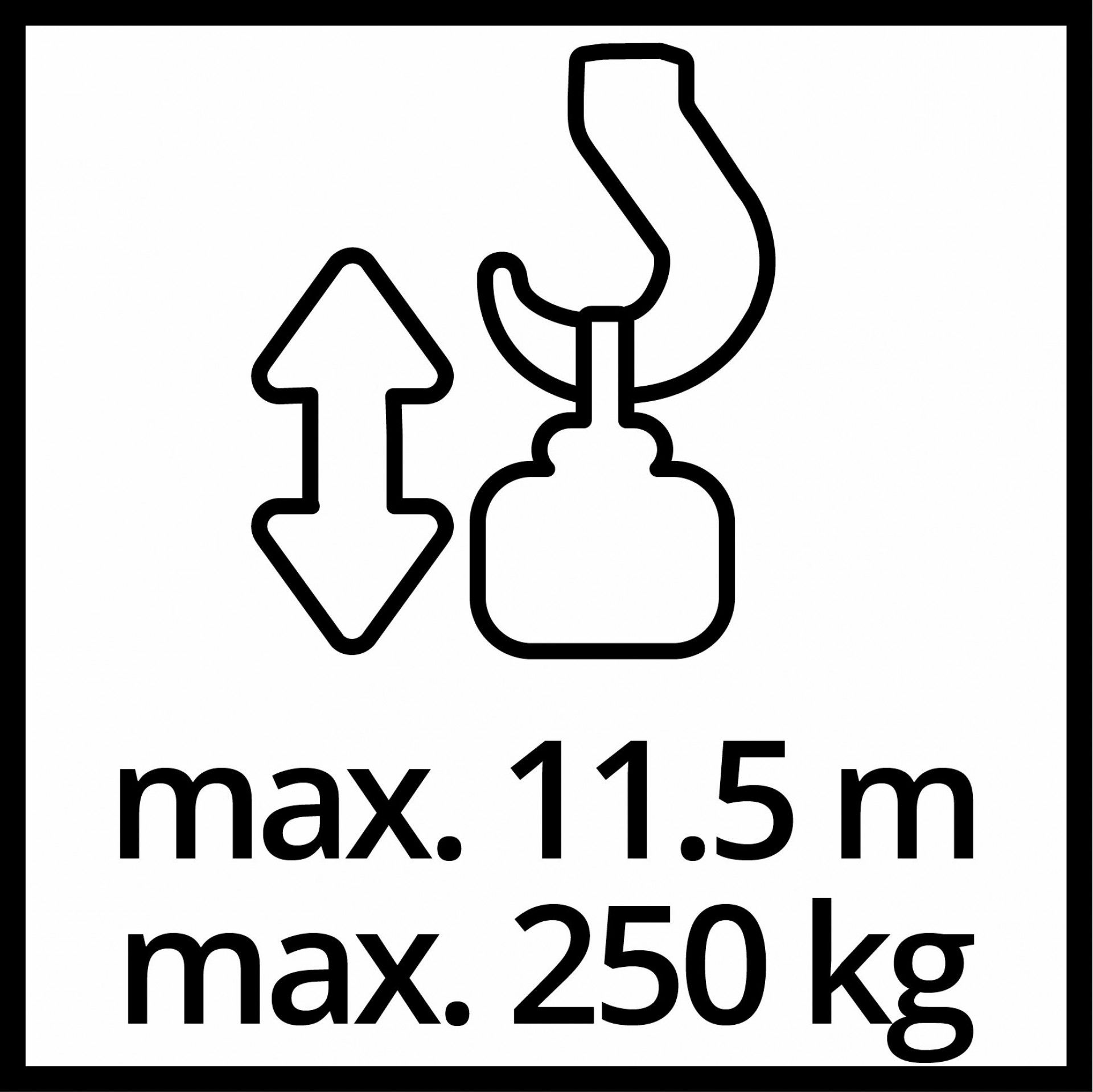 Guincho de elevação TC-EH 500 refª 2255140 EINHELL