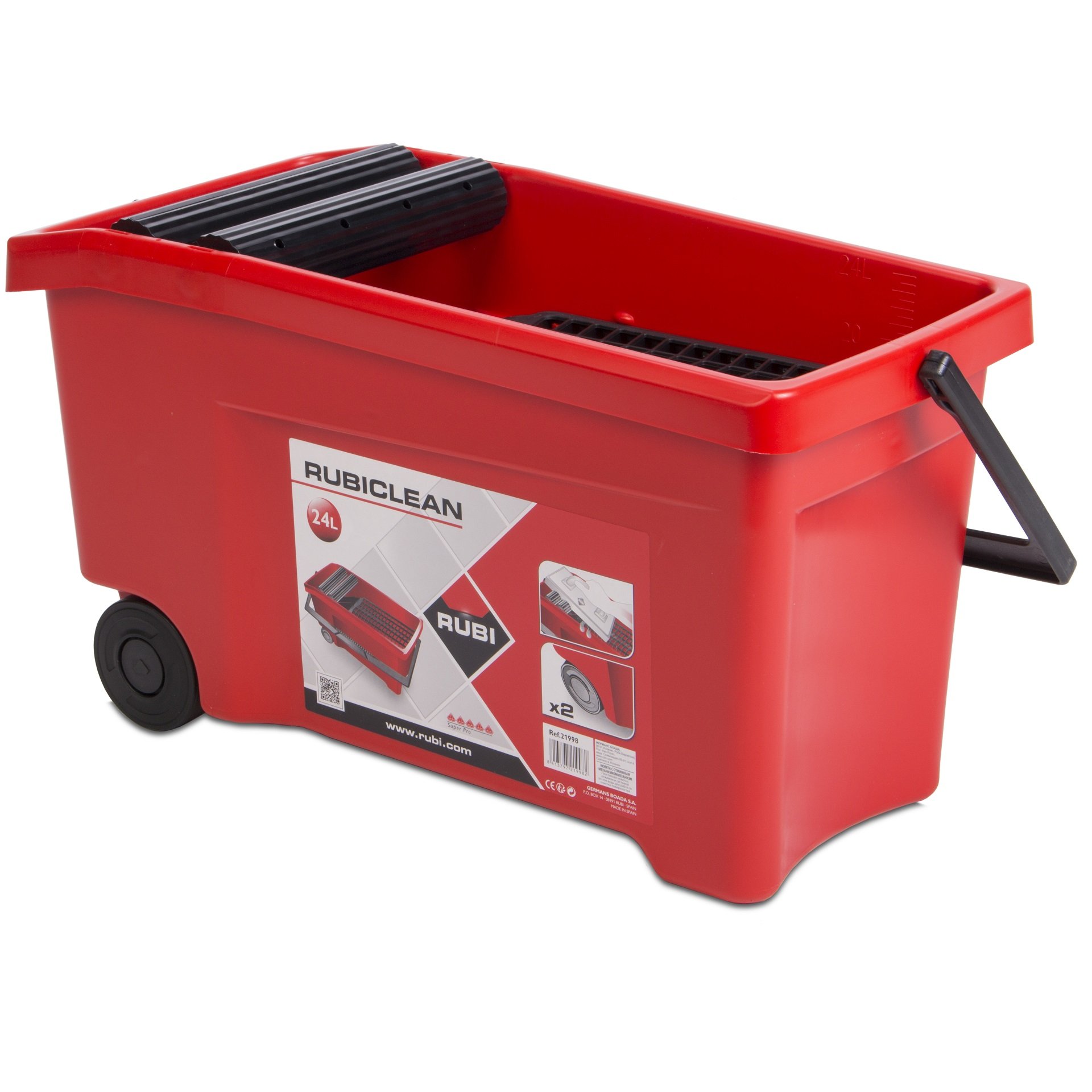 BALDE PINTURA 24L C/ROLOS REF 21998 RUBI