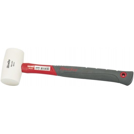Mao borracha MacFer RM-WH 72mm 910g (32oz) branca ref 213.0045 MACFER