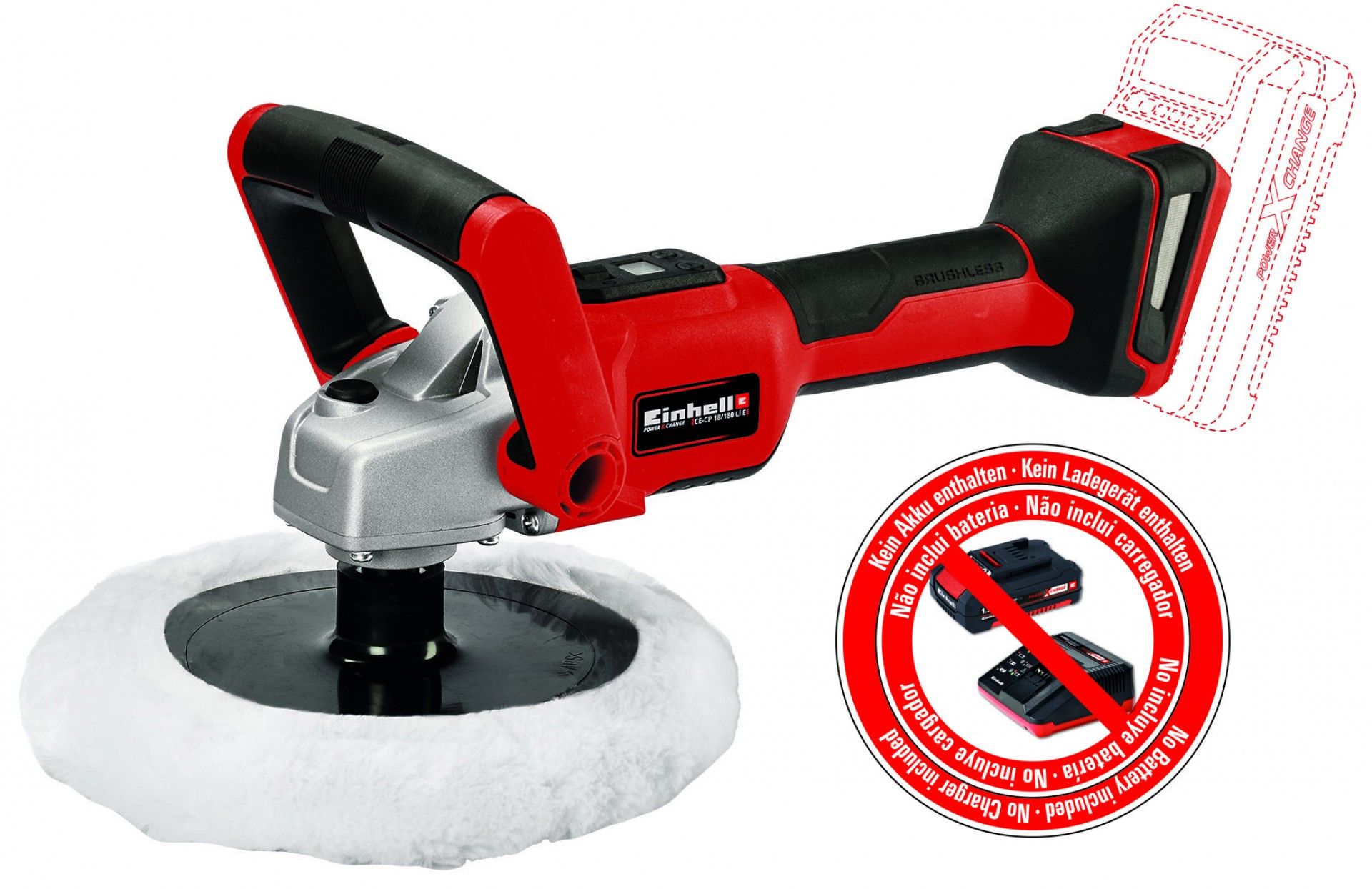 POLIDORA MULTI-ROTAÇÃO CE-CP 18/180 Li E-Solo refª 2093320 EINHELL
