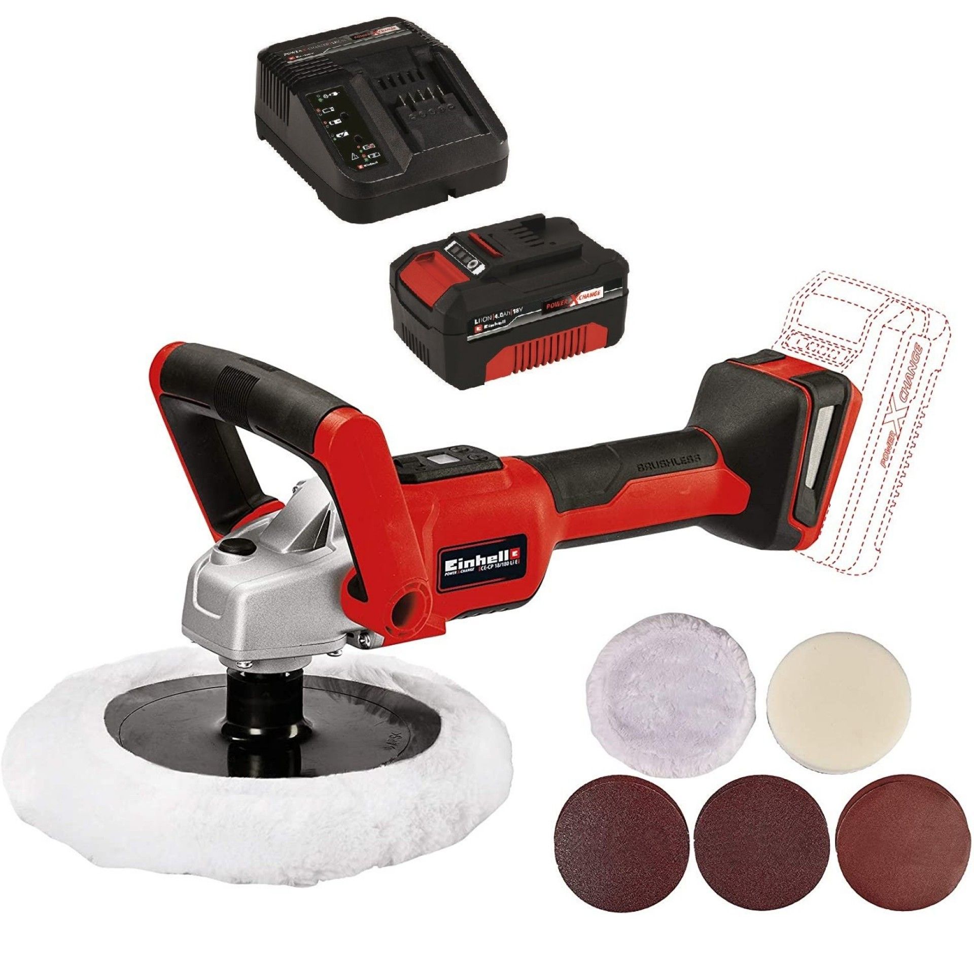 POLIDORA CE-CP 18/180 LI-E-SOLO EINHELL