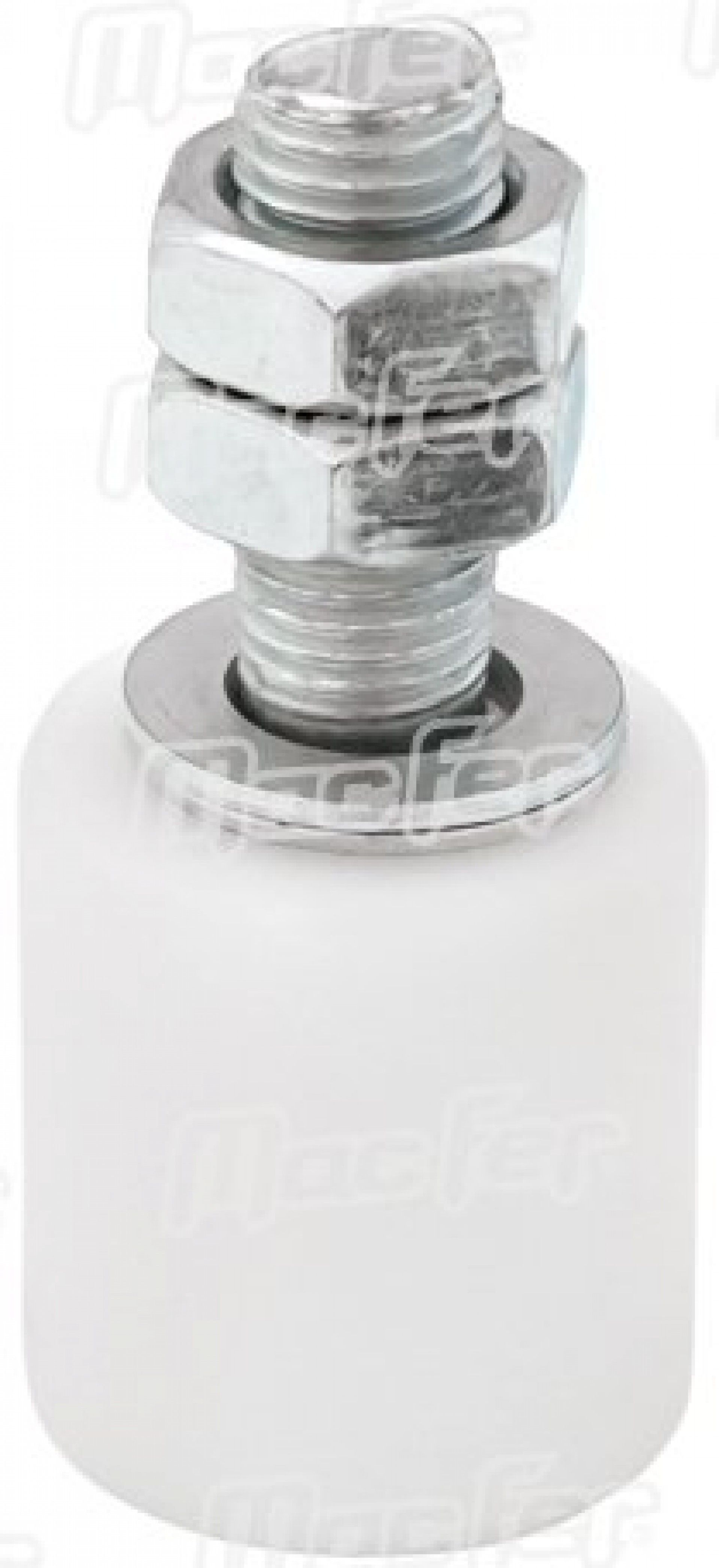 Rodízio nylon para guia portão RGP 40x40mm M14 refª 206.0096 MACFER