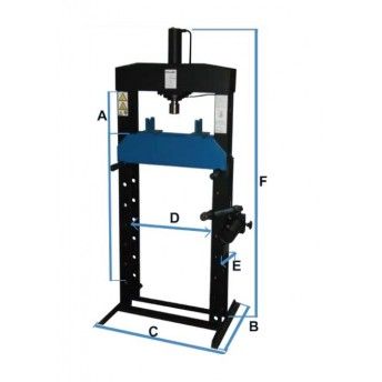 PRENSA COLUNA 60 TON BOMBA 2 VEL PD35 REF 202034 POWERED