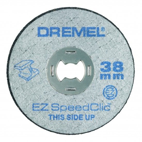 DREMEL EZ SpeedClic: discos de corte para metal, embalagem de 5 unidades. ref 2615S456JC