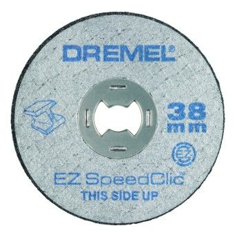 DREMEL EZ SpeedClic: discos de corte para metal, embalagem de 5 unidades. ref 2615S456JC