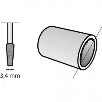DREMEL Pedra de esmerilar de xido de alumnio, de 3,4 mm ref 26150997JA