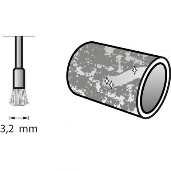 DREMEL Escova de lato de 3,2 mm ref 26150537JA