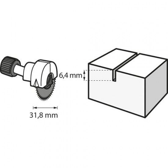 DREMEL Lmina para cortes transversais/longitudinais de 31,8 mm ref 26150546JB